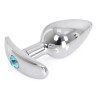 Kiotos Plug Bijou anal avec Base arrondie Curve 6 x 2.8 cm - Bijou Bleu